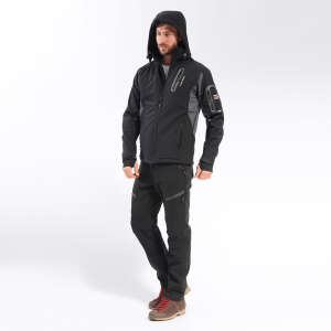 FreeCamp Eagle Softshell Ceket-SİYAH - 4