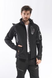 FreeCamp Eagle Softshell Ceket-SİYAH - 1