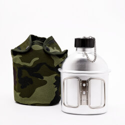 FreeCamp Goodman Alüminyum Kupalı Matara 1 Litre-KAMUFLAJ - FreeCamp