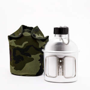 FreeCamp Goodman Alüminyum Kupalı Matara 1 Litre-KAMUFLAJ - 1