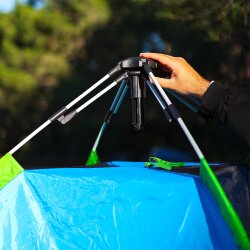 FreeCamp Inventor 4 Kişilik Otomatik Çadır-MAVİ-YEŞİL - 7
