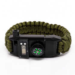 FreeCamp - FreeCamp Kata Saat Göstergeli Paracord-SARI-SİYAH (1)
