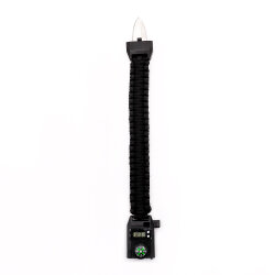 FreeCamp Kata Saat Göstergeli Paracord-SİYAH - FreeCamp