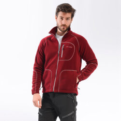 FreeCamp Man Full Zipper Fleece Polar-BORDO - FreeCamp