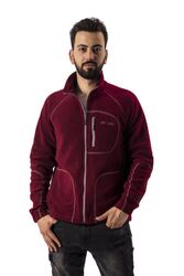 FreeCamp - FreeCamp Man Full Zipper Fleece Polar-BORDO (1)