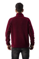 FreeCamp Man Full Zipper Fleece Polar-BORDO - Thumbnail