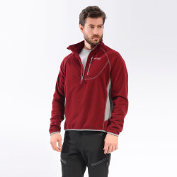 FreeCamp Man Half Zipper Fleece Polar-BORDO - FreeCamp