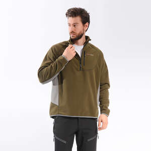 FreeCamp Man Half Zipper Fleece Polar-HAKİ
