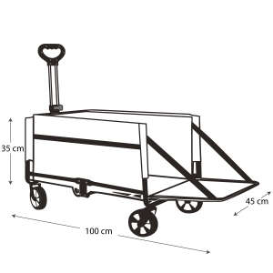 FreeCamp Nest 250 Katlanır Wagon Araba - 15