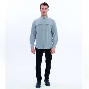 FreeCamp Novella Erkek Gömlek-GRİ - 3