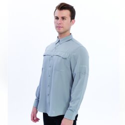 FreeCamp Novella Erkek Gömlek-GRİ - 5