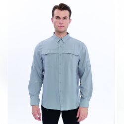 FreeCamp Novella Erkek Gömlek-GRİ - 4