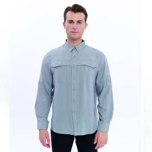 FreeCamp Novella Erkek Gömlek-GRİ - 4