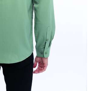 FreeCamp Novella Erkek Gömlek-YEŞİL - 7