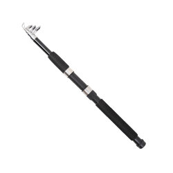 FreeCamp Patriot 180cm Teleskobik Olta Kamışı-SİYAH - FreeCamp