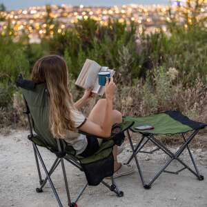 FreeCamp Phoenix Katlanır Masalı Sandalye-HAKİ-SİYAH - 5