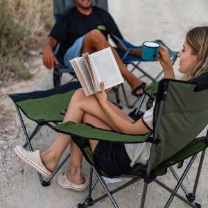 FreeCamp Phoenix Katlanır Masalı Sandalye-HAKİ-SİYAH - 6