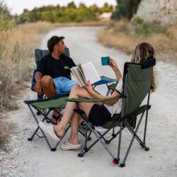 FreeCamp Phoenix Katlanır Masalı Sandalye-HAKİ-SİYAH - 7
