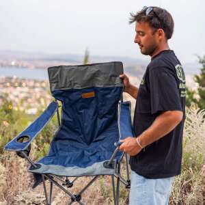 FreeCamp Phoenix Katlanır Masalı Sandalye-LACİVERT-GRİ - 5