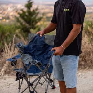 FreeCamp Phoenix Katlanır Masalı Sandalye-LACİVERT-GRİ - 6