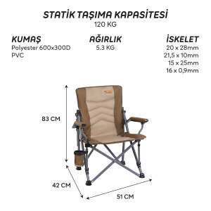 FreeCamp Shelby Katlanır Sandalye - 10