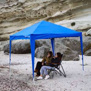 FreeCamp Soria AND1025 240x240cm Pe Otomatik Tente-MAVİ - 12