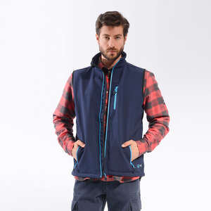 FreeCamp Vest Erkek Softshell Yelek-LACİVERT