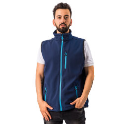 FreeCamp Vest Erkek Softshell Yelek-LACİVERT - FreeCamp