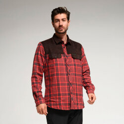 FreeCamp Wood Erkek Gömlek-KIRMIZI - FreeCamp
