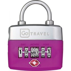 Go Travel 355 Birthday Şifreli Bagaj Kilidi-MOR - Go Travel