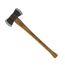 Helko Werk 1600g 75cm American Double Bit Balta (Mat) - Helko Werk