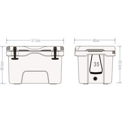 Icepeak Aden Buzluk 35 Litre - Thumbnail