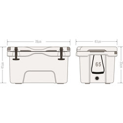 Icepeak Aden Buzluk 65 Litre - Thumbnail