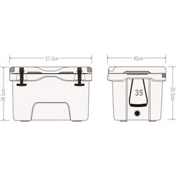 Icepeak Aden Plus Buzluk 35 Litre - Thumbnail