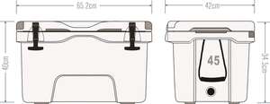 IcePeak Aden Plus Buzluk 45 Litre