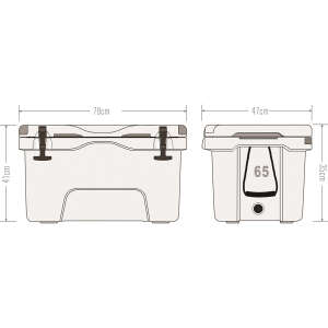Icepeak Aden Plus Buzluk 65 Litre - 5