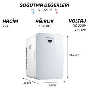 IcePeak ChillCUBE Termoelektrikli Buzdolabı 22 Litre - 3