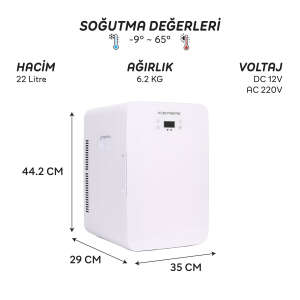 IcePeak ChillCUBE Termoelektrikli Buzdolabı 22 Litre - 8