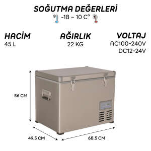 Icepeak Danfo 45 Kompresörlü Buzdolabı 45 Litre - 2