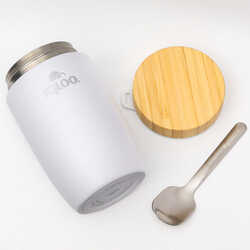 Igloo - Igloo Bamboo Yemek Termosu 500ml-BEYAZ (1)