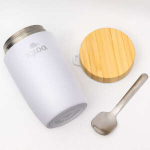 Igloo Bamboo Yemek Termosu 500ml-BEYAZ - 2
