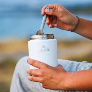 Igloo Bamboo Yemek Termosu 500ml-BEYAZ - 5