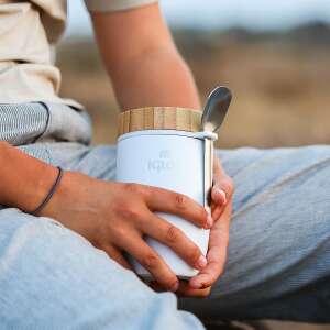 Igloo Bamboo Yemek Termosu 500ml-BEYAZ - 3