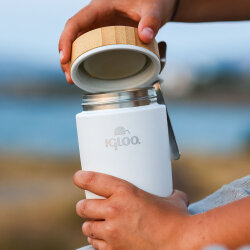 Igloo Bamboo Yemek Termosu 500ml-BEYAZ - 4