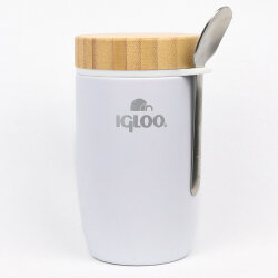 Igloo Bamboo Yemek Termosu 500ml-BEYAZ - Igloo