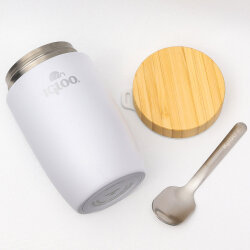 Igloo Bamboo Yemek Termosu 500ml-BEYAZ - Igloo (1)