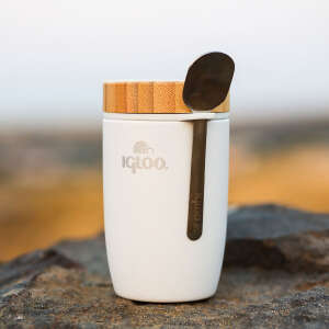 Igloo Bamboo Yemek Termosu 500ml-BEYAZ - 7