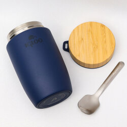 Igloo Bamboo Yemek Termosu 500ml-LACİVERT - 2