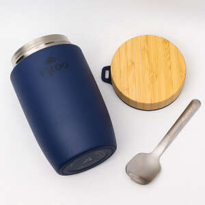Igloo Bamboo Yemek Termosu 500ml-LACİVERT - 2