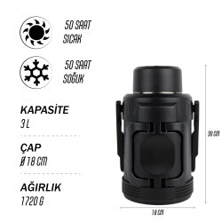 Igloo Big Barrel Termos 3 Litre - 7